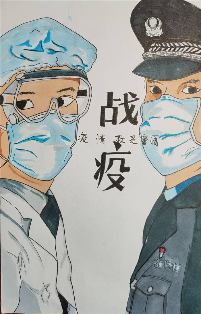 顺德区容桂泰安小学五(4)班梁志航。中国加油，武汉加油！.jpg